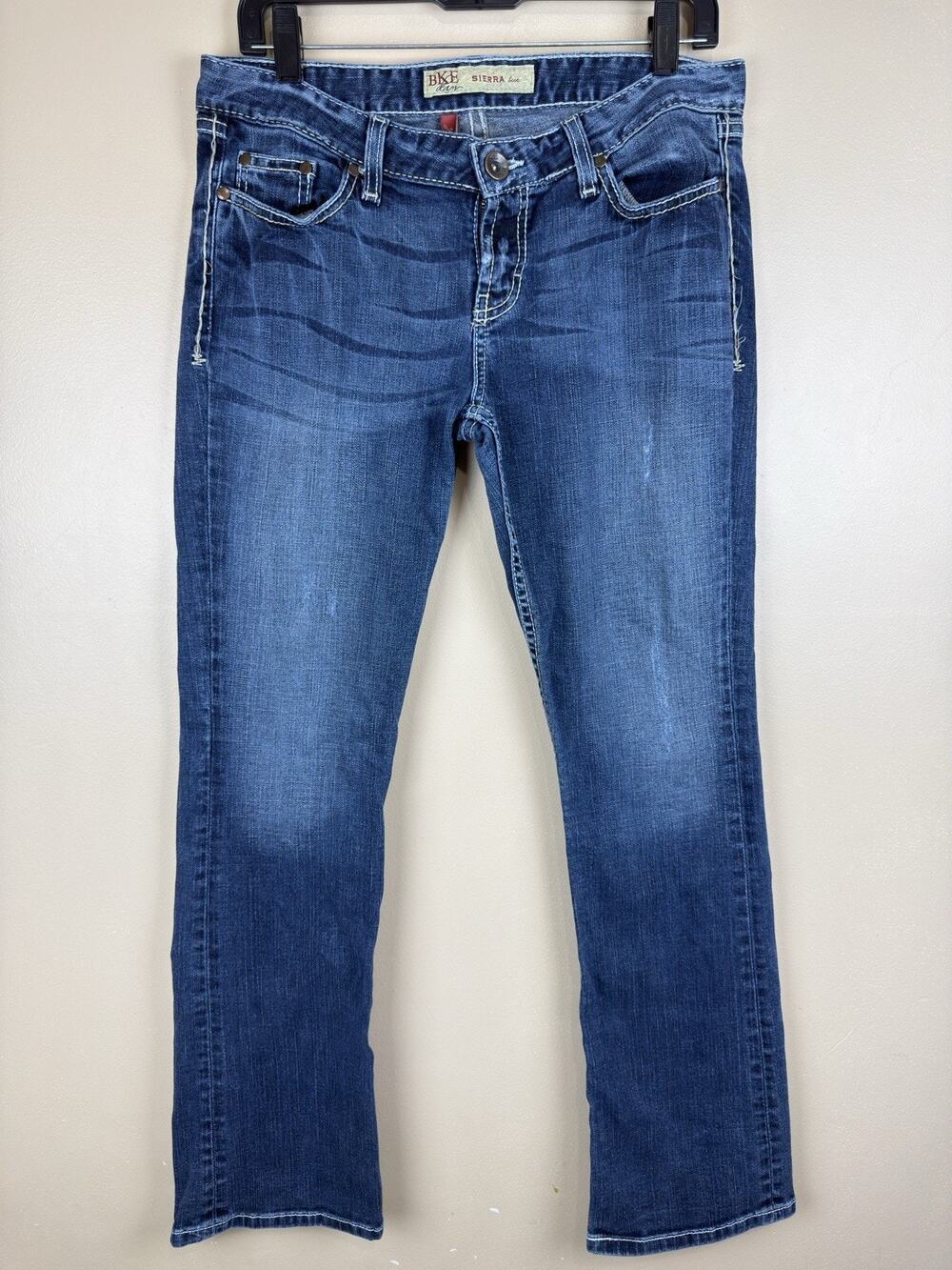 BKE Denim Sierra Bootcut Stretch Jeans Women’s Size 30x31.5 Low Rise Blue Denim